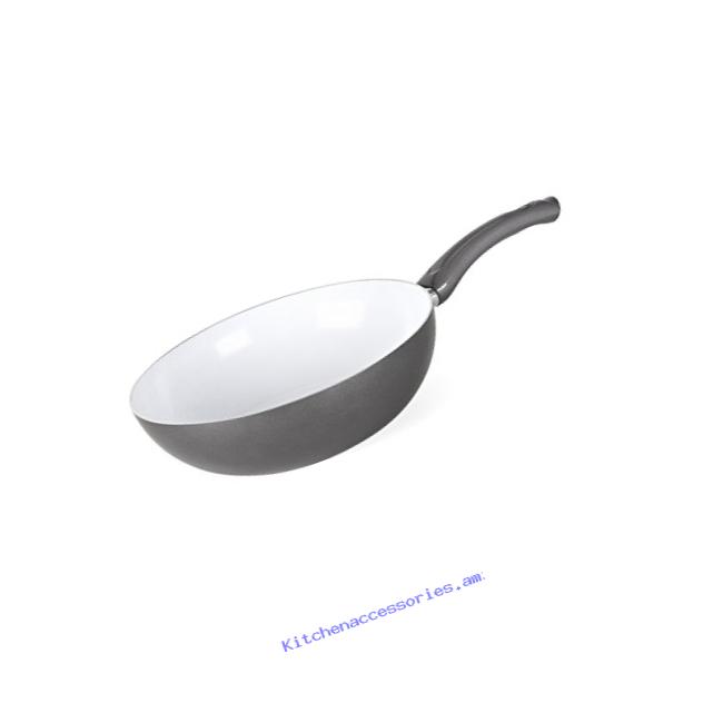 Bialetti 07224 Aeternum Easy Stir Fry Pan, 11-inch, Silver