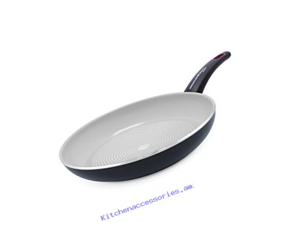 GreenLife 3D Meat & Poultry 11 Inch Non-Stick Ceramic Fry Pan, Sienna