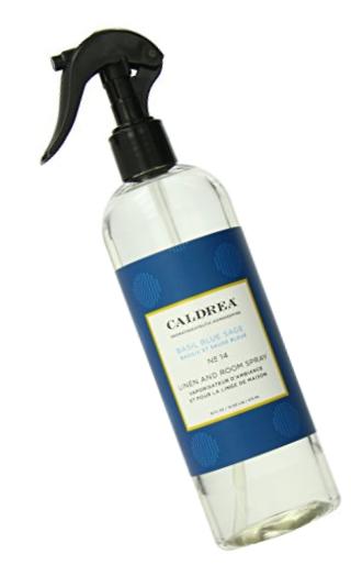 Caldrea Linen and Room Spray, Basil Blue Sage, 16 Fluid Ounce (Pack of 2)