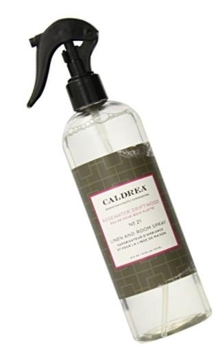 Caldrea Linen and Room Spray, Rosewater Driftwood, 16 Ounce