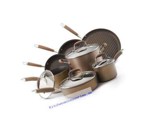 Anolon Advanced Bronze Hard Anodized Nonstick 11-Piece Cookware Set