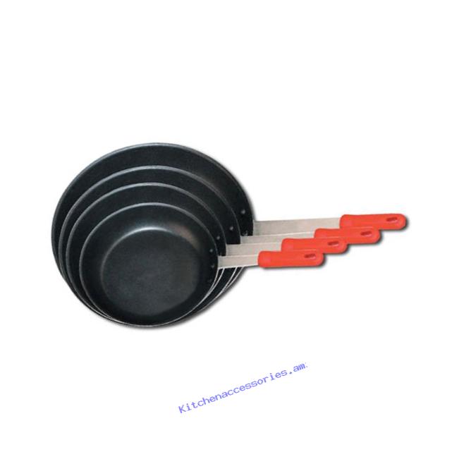 Winware 14 Inch Aluminum Non-Stick Fry Pan with Silicone Sleeve