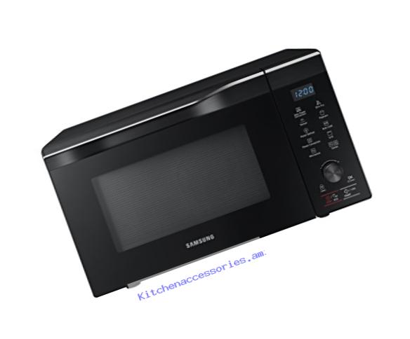 Samsung MC11K7035CG 1.1 cu. ft. Countertop Power Convection Microwave Oven with Sensor and Ceramic Enamel Interior, Black Stainless Steel