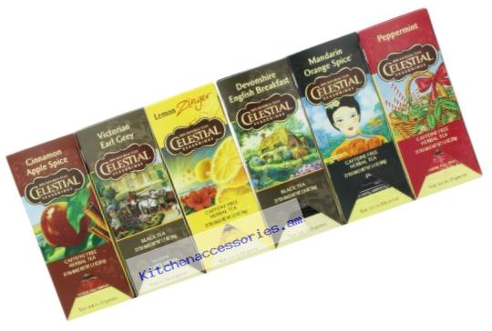 Celestial Seasonings Herbal & Black Tea Variety Pack, 150 Count