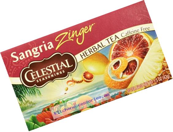 Celestial Seasonings Sangria Zinger Herbal Tea, 20 Count (Pack of 6)