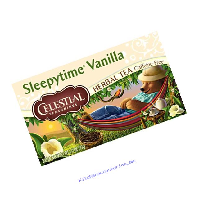 Celestial Seasonings Sleepytime Vanilla Herbal Tea, 20 Count (Pack of 6)