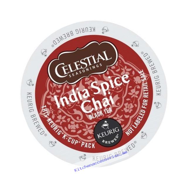 Celestial Seasonings Chai Tea K-Cups, India Spice, 96-Count